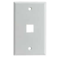 Wall Plate Keystone 1 Insert White