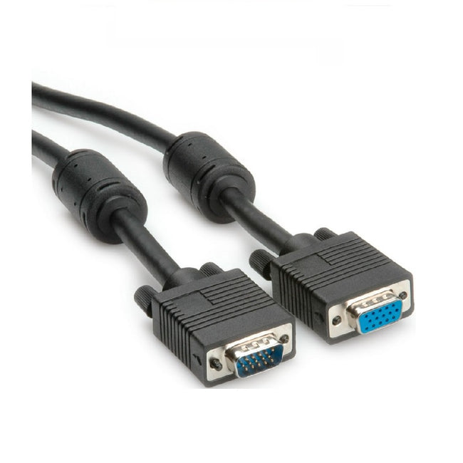 VGA Cable Male/Female with Ferrite 6ft