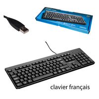 BlueDiamond Connect Basic Spill-Proof USB Keyboard French