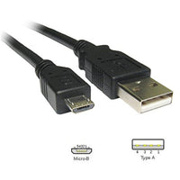 USB Male to Micro USB Male Cable 6 Feet