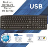 USB Keyboard Black International English