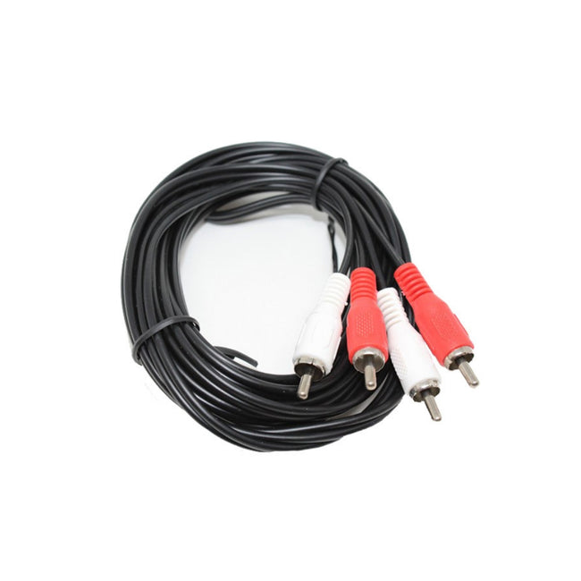 RCA Plug Cable 2x Male to Male 12ft