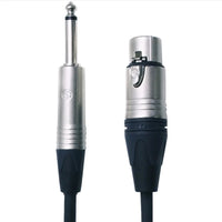 Digiflex Cable 6.3mm Mono Male to XLR Female 20ft (6.1m)