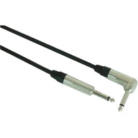 Digiflex Cable 6.3mm Mono Male to 6.3mm Mono Male Right Angle 10ft (3.0m)
