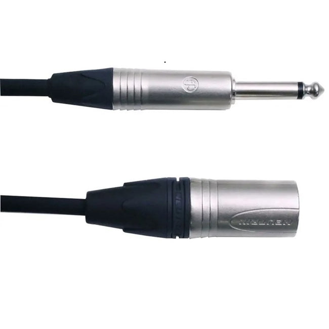 Digiflex Cable 6.3mm Mono Male to XLR Male 10ft (3.0m)