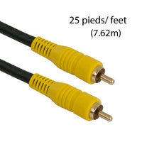 Digital coaxial RCA cable - 25 feet (7.62m)