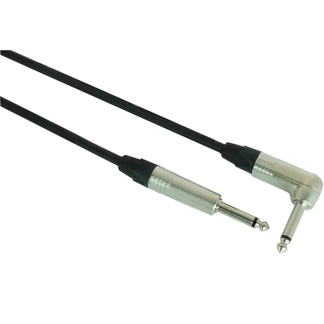 Digiflex Cable 6.3mm Mono Male to 6.3mm Mono Male Right Angle 6ft (1.8m)