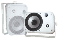 Pyle 3.5" Indoor/Outdoor Waterproof Speakers (White)