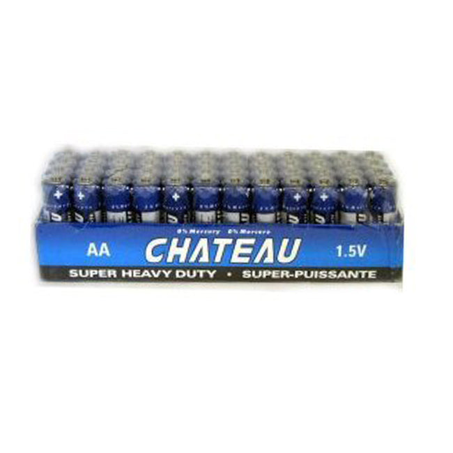 Chateau AA Super Heavy Duty batteries (48 pieces)