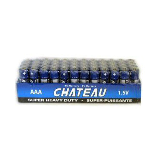 Chateau AAA Super Heavy Duty batteries (48 pieces)