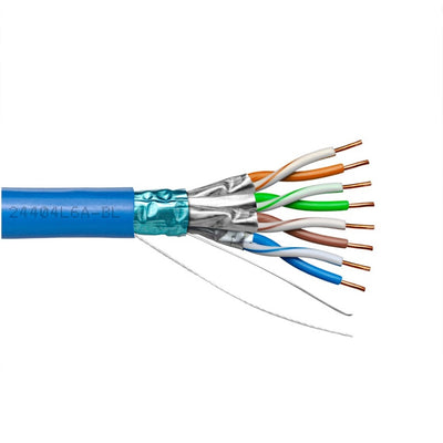 Blue Network Cable CAT6 Shielded, FT4, 100% Copper, 23awg