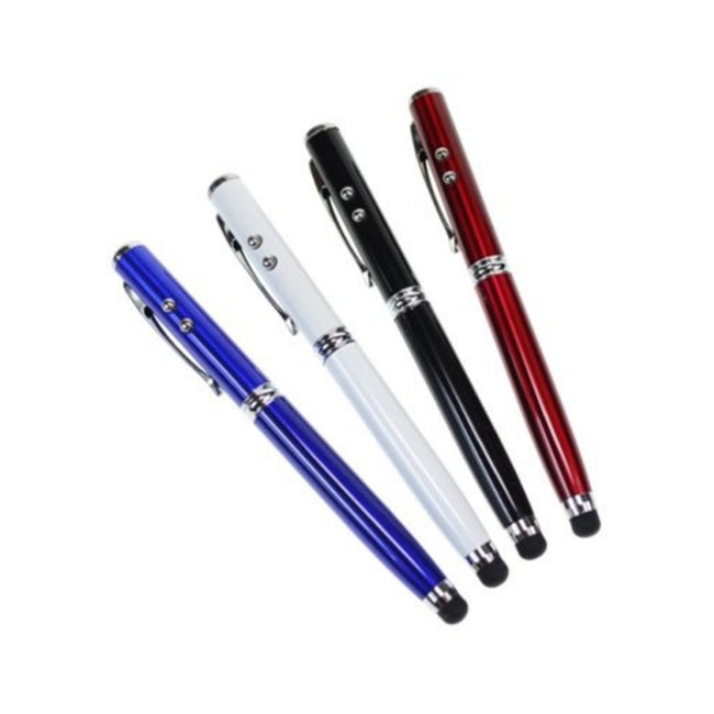 4 in 1 Touch Screen Pen, LED Flashlight, Laser Pointer 