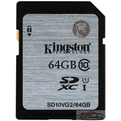 Kingston SD Memory Class10 64Gb