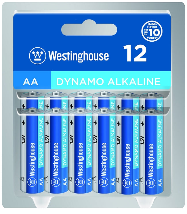 Westinghouse Batteries AA Alkaline (12 pieces)