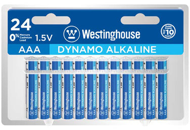 Westinghouse Batteries AAA Alkaline (24 pieces)