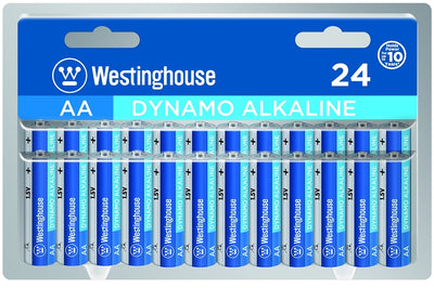 Westinghouse Batteries AA Alkaline (24 pieces)