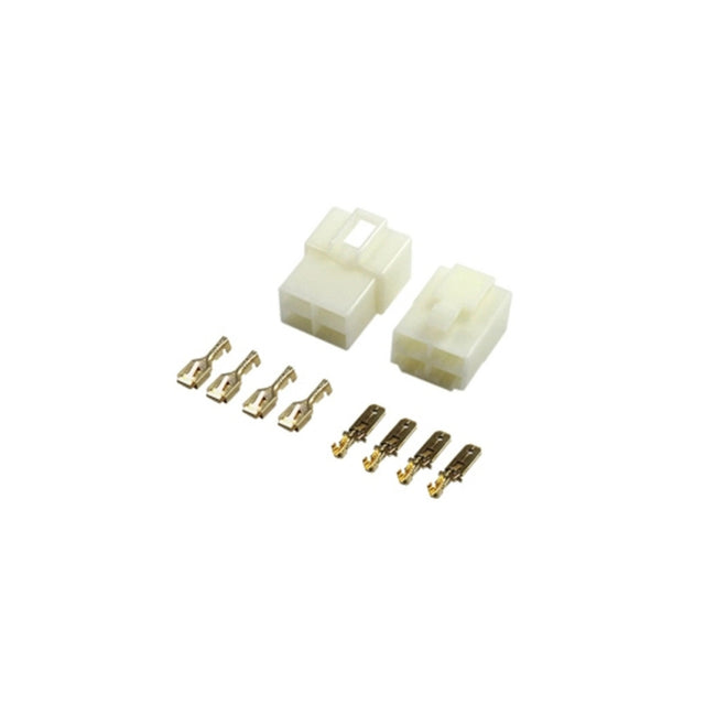 Molex Connector Set Male/Female 4 contacts 6.3mm