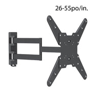 Globaltone TV Wall Mount 2 Arms Tilt Swivel 26 to 55in