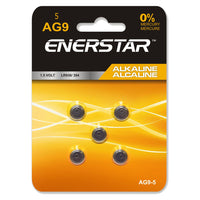 Enerstar Button battery Alkaline 394/ LR936/ AG9 (pk5)