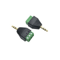 Plug Stereo Male 3.5mm 3 Pins