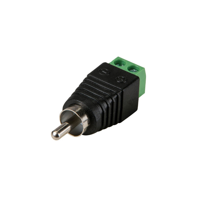 2 Pins Screw Terminal to Male RCA Jack