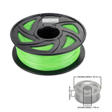 Filament PLA 3D 1.75mm 1kg, precision +/- 0.05mm, Green
