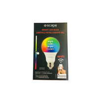 Escape LED Bulb SMB190 Multicolor Smart WiFi. 3000k, 600 Lumens
