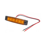 6 Yellow LED Vehicule Module (20x95mm)12VDC-5W with Wire
