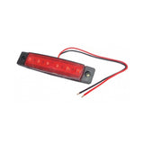 6 Red LED Vehicule Module (20x95mm)12VDC-5W with Wire