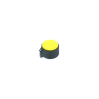 Yellow Button 29.1mm(d) x 16.4mm(h) x 6.4mm (shaft)
