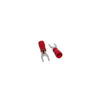 (Pk25)Termianl Spade Stud 8 Insulated 18-22 awg