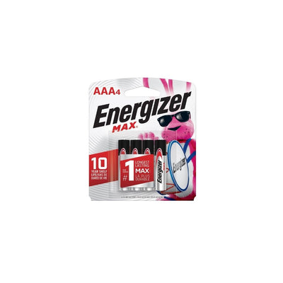 Energizer 4 Batteries AAA Alkaline