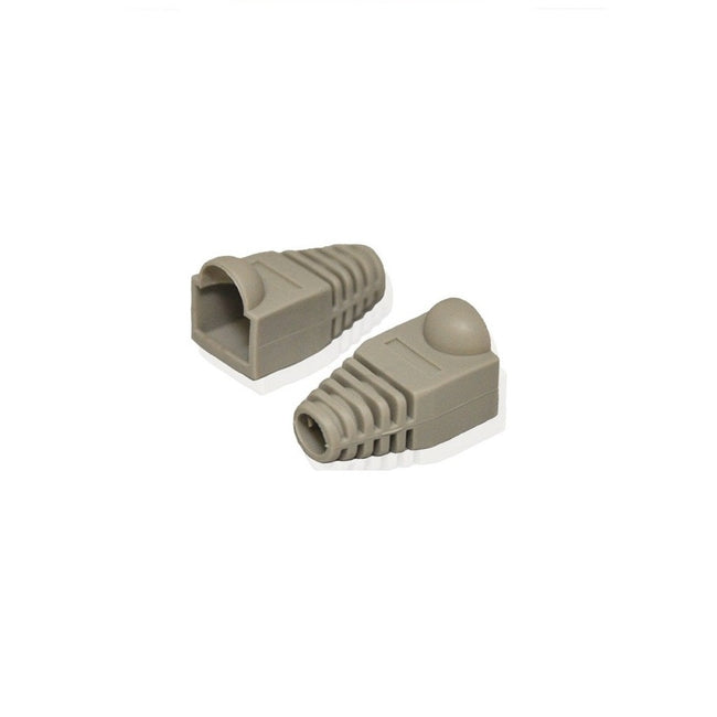 10pcs Snagless Boots Cover RJ45 Gray