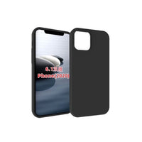 Silicone Case for iPhone 12, 12Pro Black