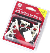 6pcs Releasable Cable Clamps 3/8in.