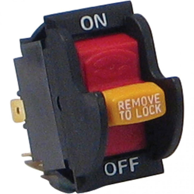 DPST Switch with Protection. 20a/125vac, 12a/250vac