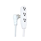 Electrical Extension Indoor 16/3 White 2 meters, 3 outlet