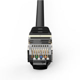 Network Cable CAT7, 600MHz, 10Gbps, F-FTP Black 3 Meters