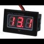 Digital 2.5 to 30vdc Voltmeter. Red