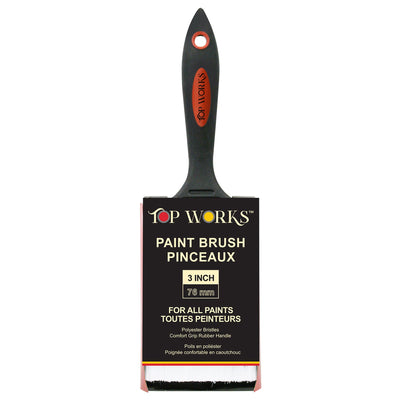 Polyester Paint Brush 3in Top Works