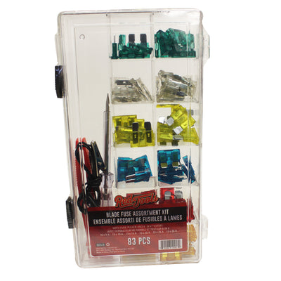 83pcs. Blade Fuses including Extractor and 6-24v Tester Set