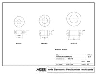 Rubber Grommet 5/16in. with Hole 3/16in.(PK.10)