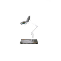 Desktop 5in LED Magnifing Lamp with 2 articlulated 15in. Arm