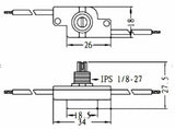 Rotary Switch 125v Two Currents