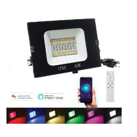 40w WiFi Multicolour LED Flood Light with Remote Control