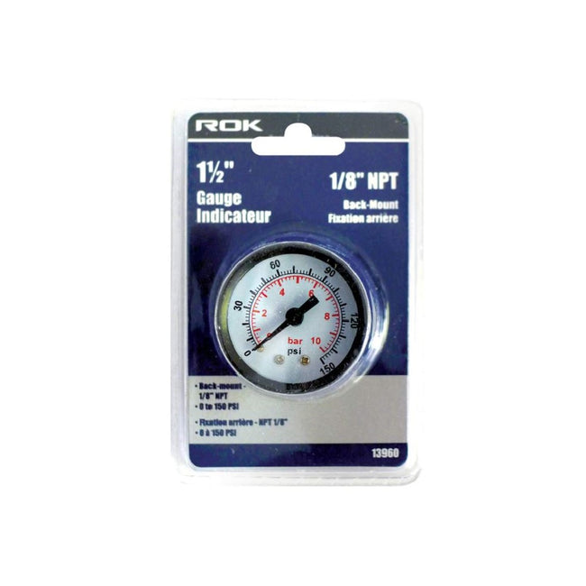 Gauge 0-150PSI 1/8in NPT