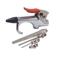 Air Blow Gun with Rubber Tip & 4 Tips