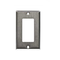 Steel Decora Wallplate 1 Gang