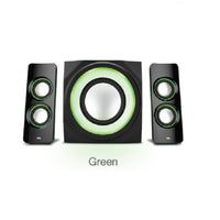 Bluetooth 2.1 Curve Lights Speaker with Sub woofer