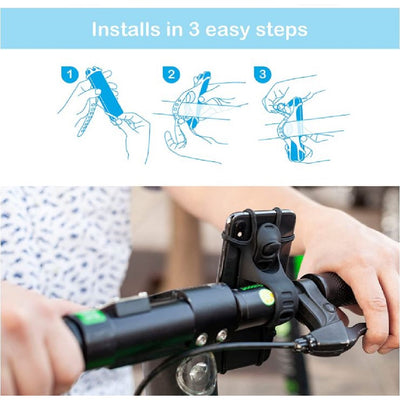 Cellphone Silicon Mount for Bike, Stroler, shopping cart